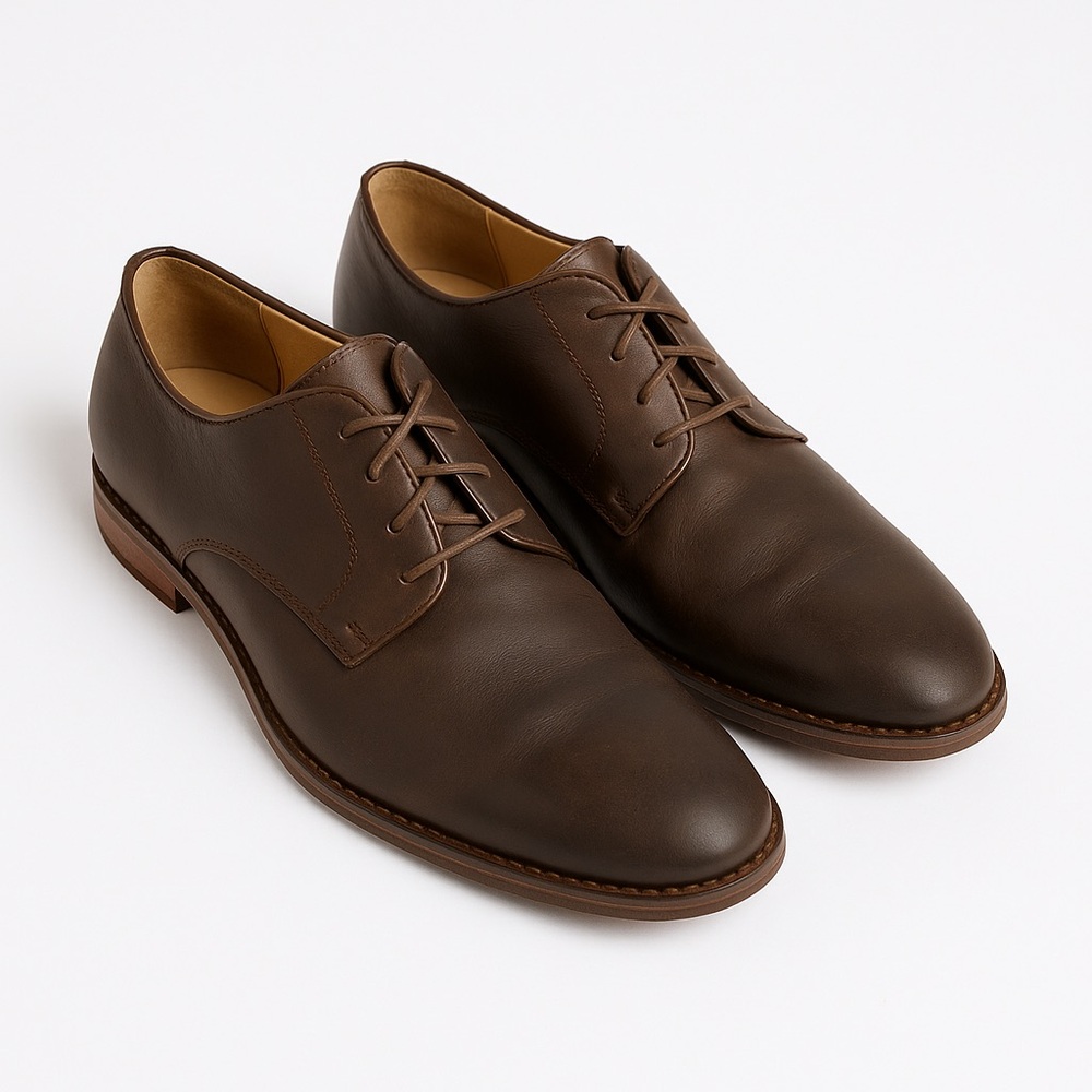 Men's Brown Leather Dress Shoes